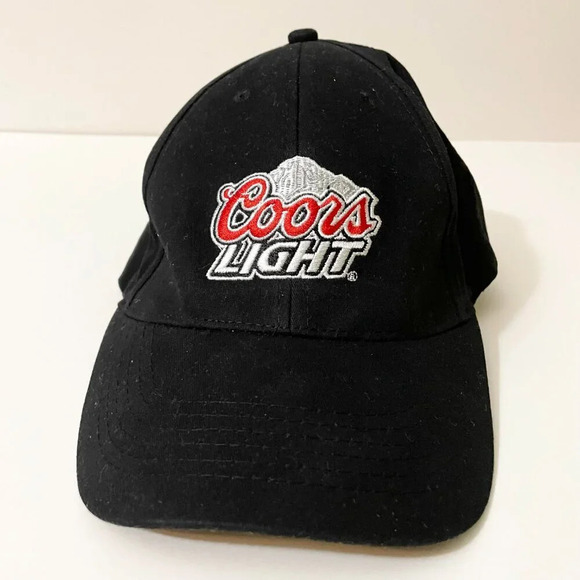Coors  Light Stretch Fit Embroidered Cap Hat One Size Fits Most Beer - Picture 13 of 15